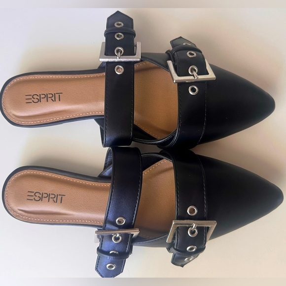 Esprit Shoes - Esprit Black Women's Buckle Mules